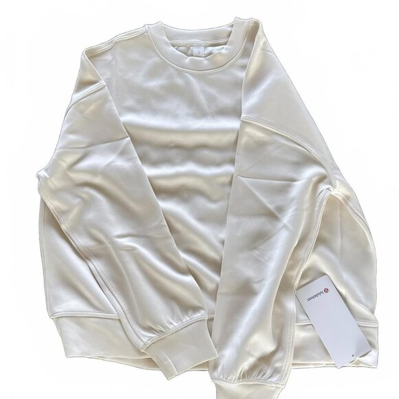 Softstreme Crewneck Oversized Pullover - Light Ivory - Picture 4 of 4